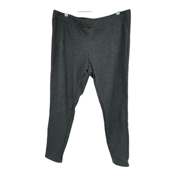 Sonoma Life + Style Faux Fur Lined Cotton Slim Joggers Comfy & Warm in Grey NWT - Picture 2 of 9